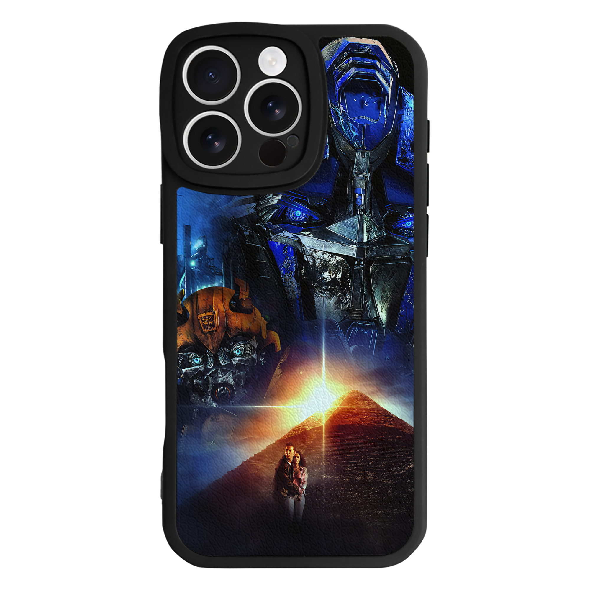 （画像用） Transformers トランスフォーマー 【iPhone 16シリーズ対応】シリコンスマホケース（レザー調） 材質：シリコン